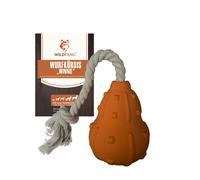 WILDFANG® - pelota de lanzamiento con cuerda - pelota de calabaza para perros