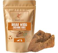 Wildfang® Raíz Masticable de Brezo Grande - Mordedor de Madera, Juguetes para Perros Agresivos, Sin Olor, Natural para Dentición y Salud Dental, Encías Saludables (25-45 kg), Paquete de 1