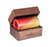 WildFire - Paquete de toboganes de guitarra de cerámica, rojo ardiente y naranja, emocionante diseño hecho a mano