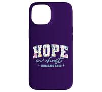 Wildflower Bible Verse Christian Collection. Hope Carcasa para iPhone 15