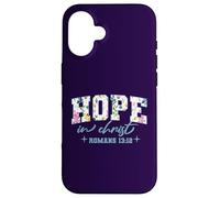Wildflower Bible Verse Christian Collection. Hope Carcasa para iPhone 16