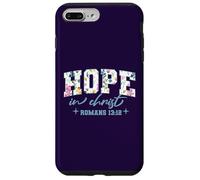 Wildflower Bible Verse Christian Collection. Hope Carcasa para iPhone 7 Plus/8 Plus