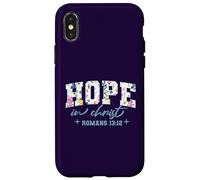 Wildflower Bible Verse Christian Collection. Hope Carcasa para iPhone X/XS
