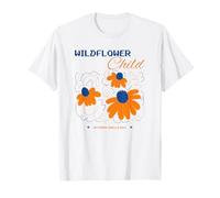 Wildflower Child - El optimismo huele Bien (gráfico de Flores) Camiseta