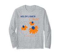 Wildflower Child - El optimismo huele Bien (gráfico de Flores) Manga Larga