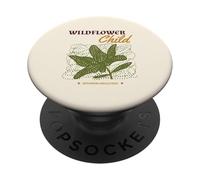 Wildflower Child - El optimismo huele Bien (gráfico de Flores) PopSockets PopGrip Adhesivo