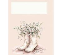 Wildflower Cowgirl Composition Notebook: Wide Ruled Composition Book | 120 Pages | 7.5 x 9.25 Inches