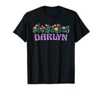 Wildflower Floral DARLYN Nombre Día de la Madre Mujeres Camiseta