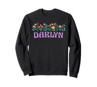 Wildflower Floral DARLYN Nombre Día de la Madre Mujeres Sudadera