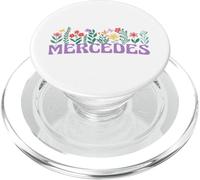 Wildflower Floral Mercedes Nombre Día de la Madre Mujeres PopSockets PopGrip para MagSafe