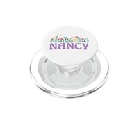 Wildflower Floral Nancy Nombre Día de la Madre Mujeres PopSockets PopGrip para MagSafe