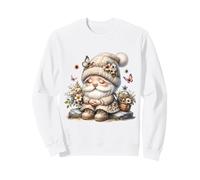 Wildflower GNOME For Women Cute Butterfly Decor For Summer Sudadera