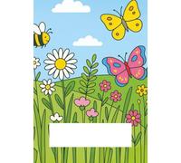 Wildflower Meadow - Bloom Bright on Every Page!: Wide-Ruled Notebook for Kids Ages 7-9 | 7 x 10 |160-Page Wildflower-Themed Writing Journal with ... Pages for School and Creative Expression