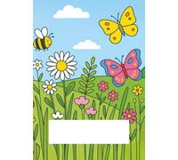 Wildflower Meadow - Bloom Bright on Every Page!: Wide-Ruled Notebook for Kids Ages 7-9 | 7 x 10 |160-Page Wildflower-Themed Writing Journal with ... Pages for School and Creative Expression
