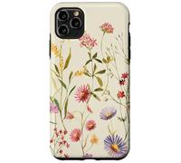 Wildflower Meadow Botanical Illustration, Vintage Floral Na Carcasa para iPhone 11 Pro MAX