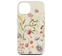 Wildflower Meadow Botanical Illustration, Vintage Floral Na Carcasa para iPhone 13