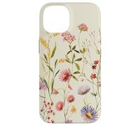 Wildflower Meadow Botanical Illustration, Vintage Floral Na Carcasa para iPhone 14
