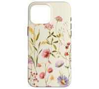 Wildflower Meadow Botanical Illustration, Vintage Floral Na Carcasa para iPhone 16 Pro MAX