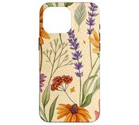 Wildflower Meadow Pattern with Autumn Garden Colors Carcasa para iPhone 16 Pro MAX