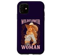 Wildflower Woman Country Woman Cita Country Cowgirl Western Carcasa para iPhone 11