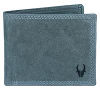 WildHorn Cartera de cuero para hombre, CAZADOR AZUL, one Size, Clásico