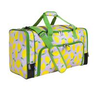 Wildkin Bolsa de Lona de Fin de Semana para niños, tamaño de Mano para la Escuela, Viajes y Fiestas de Pijamas, Limonada Lila, Talla única, Bolsa de Lona Suave para niños