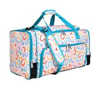 Wildkin Bolsa de Lona de Fin de Semana para niños, tamaño de Mano para la Escuela, Viajes y Fiestas de Pijamas, Confeti melocotón, Talla única, Bolsa de Lona Suave para niños