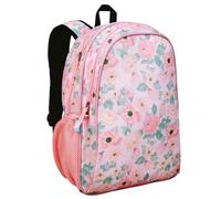 Wildkin JumpOff Jo - Mochila infantil de 15 pulgadas, duradera, ajustable, ideal para la escuela, acuarela floral