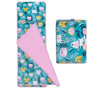 Wildkin Kids Plush Nap Mat for Toddler Alfombrilla para Siesta, Animal de Fiesta