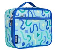 Wildkin Lonchera aislada para niños, duradera y reutilizable para la escuela y viajes, color azul confeti