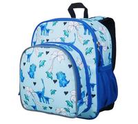 Wildkin Mochila infantil de 12 pulgadas, acolchada, ajustable, ideal para guardería y viajes, Dino azul, 30,48 cm, Escuela