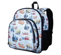 Wildkin Mochila infantil de 12 pulgadas, acolchada, ajustable, ideal para guardería y viajes, Jo's Garage, 30,48 cm, Escuela