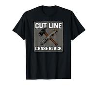 Wildland Firefighter Hotshot Cut Line Chase Black Camiseta