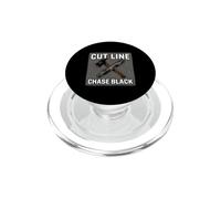 Wildland Firefighter Hotshot Cut Line Chase Black PopSockets PopGrip para MagSafe