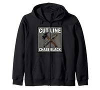 Wildland Firefighter Hotshot Cut Line Chase Black Sudadera con Capucha