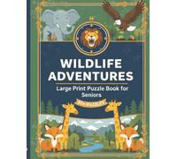 Wildlife Adventures Word Search Puzzle Book: Word Search with Easy to Read Print about Wildlife, Animals, Adventures and More | 8.5x11 inches, 120 ... for Vacations, Holidays and Leisure Times