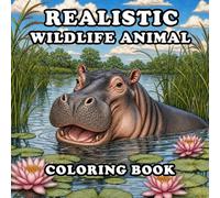Wildlife Animal Coloring Book: A Realistic Grayscale Coloring Book Featuring Lions, Tigers, Bears, Wolves, Eagles, Elephants, Deer, Foxes, and Beautiful Nature Scenes for Adults and teens, kids