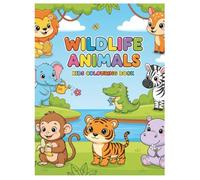 Wildlife Animal: Kids Colouring Book