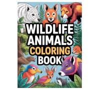 Wildlife Animals Coloring Book: 100 Realistic Designs for All Ages: A Relaxing and Creative Journey with Jungle and Forest Creatures for Mindfulness