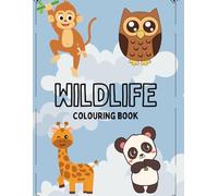 Wildlife Colouring Book with 20 Different Animal Pages for fun and learning