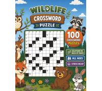 Wildlife Crossword Puzzles: Animal CrossWord puzzle with Easy to Read pages, Stress Relief for All Ages | 8.5x11 inches, 200 pages | 100 Puzzles