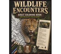 Wildlife Encounters Adult Coloring Book and Wildlife Field Guide: Color. Learn. Stay Safe.