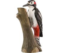 Wildlife Garden Oiseau décoratif en bois oiseaux - Multicolore Pic - sculpté à la main