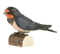Wildlife Garden - Pájaro, pájaro decorativo, pájaro de madera, madera - 14 x 4,8 x 9,5 cm