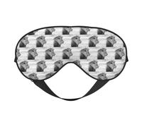 Wildlife Lion Printing Soft Dual Use Sleep Blocks Light Efficiently Blackout Eye Mask para dormir