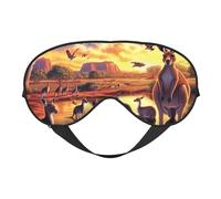 Wildlife of Australia - Antifaz para dormir con correa ajustable, cómoda cubierta de ojos para viajes, yoga, siestas, dormir y relajarse