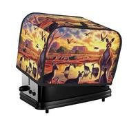 Wildlife Of Australia - Cubierta para tostadora de 2 rebanadas de cocina para electrodomésticos pequeños con bolsillos, protección contra el polvo y las huellas dactilares