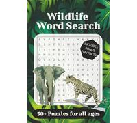 Wildlife Word Search: 50+ Puzzles for all ages. Includes Bonus Fun Facts on Wildlife Safari animals to keep you engaged and learning. 6x9 Book. Great ... free time, learning, relaxation & gifts.