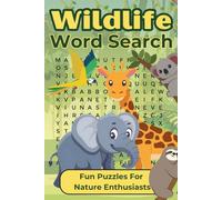 Wildlife Word Search Activity Book For Adults: Fun Puzzles For Hobbyists and Nature Lovers