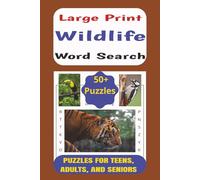 Wildlife Word Search Book: Easy to Read Word Search Puzzle Book about Wildlife, including Species, Animals, and Words | LARGE PRINT, 6x9 inches, 110 pages, 50+ Puzzles... Gift for Wildlife Enthusiasts